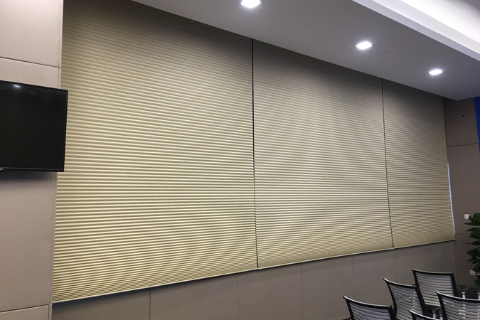 风琴帘展示